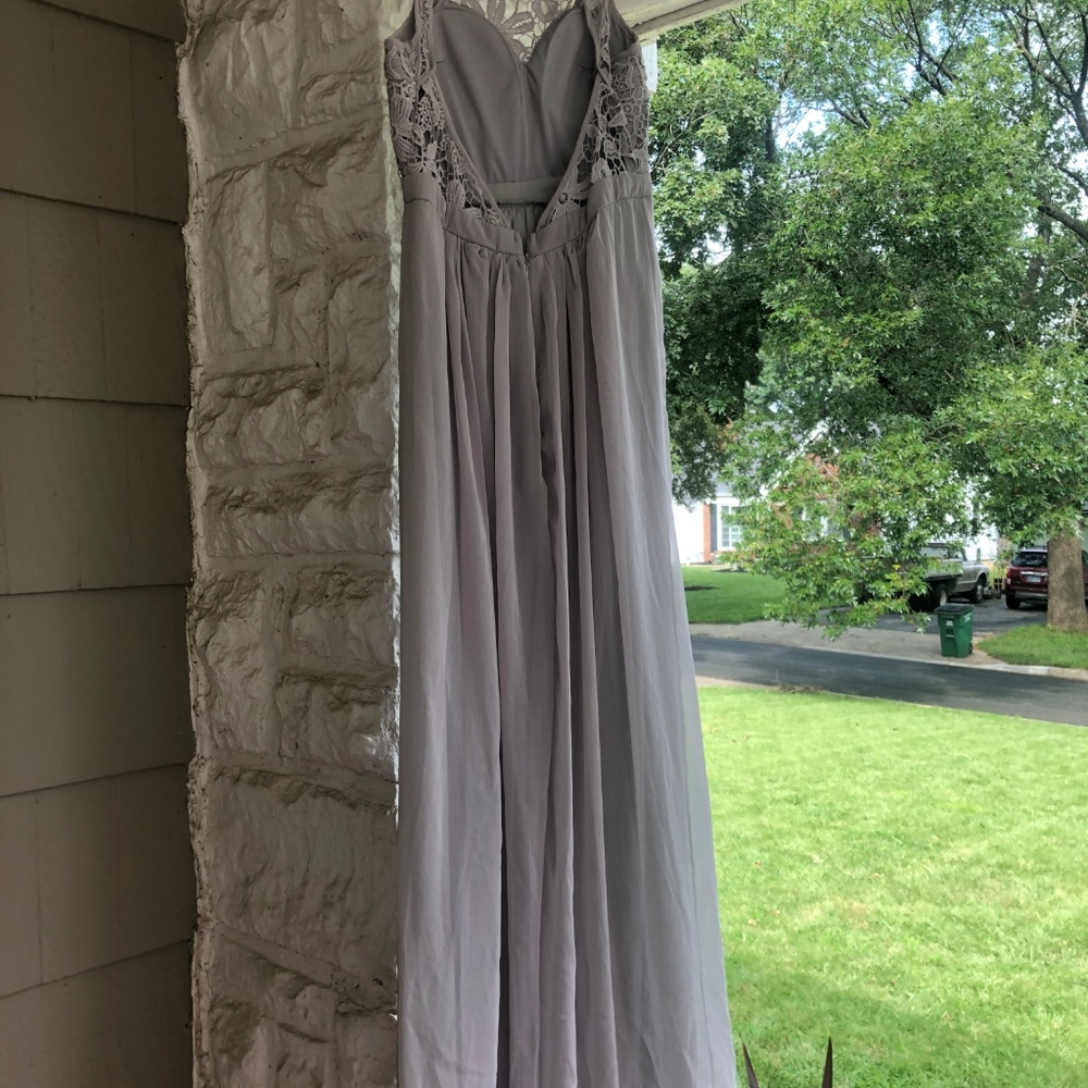 Lulus bridesmaid dress, lilac, size Medium - Picture 3 of 6